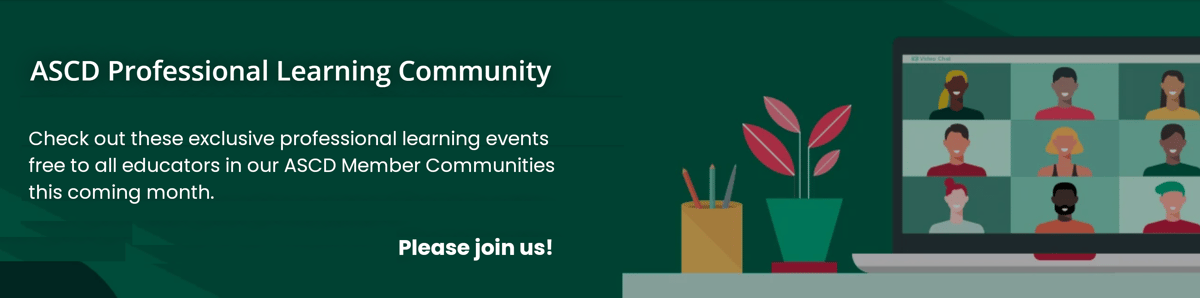 ASCD Community banner events